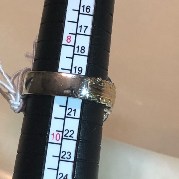 🐬MARKDOWN SALE111 NWT Gems enVogue PalladiumSilver Opal&Topaz Ring - Picture 7 of 16